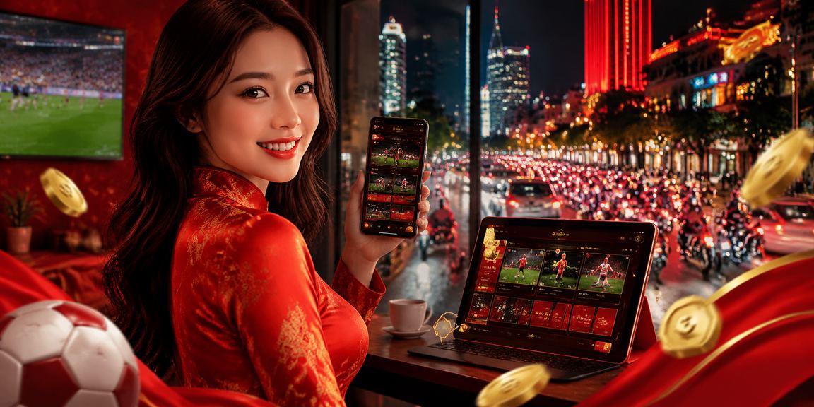 Phụ nữ áo dài tại TP. Hồ Chí Minh sử dụng điện thoại tra kết quả xổ số
